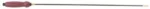 AOB Tipton Deluxe 1-Piece Carbon Fiber Rod, black rod with red handle, side view