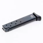 ProMag Handgun Magazine for Bersa, blued steel magazine in angled side view with witness holes