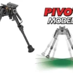 AOB Battenfeld Technologies Caldwell Pivot Model XLA black bipod shown extended and pivoting