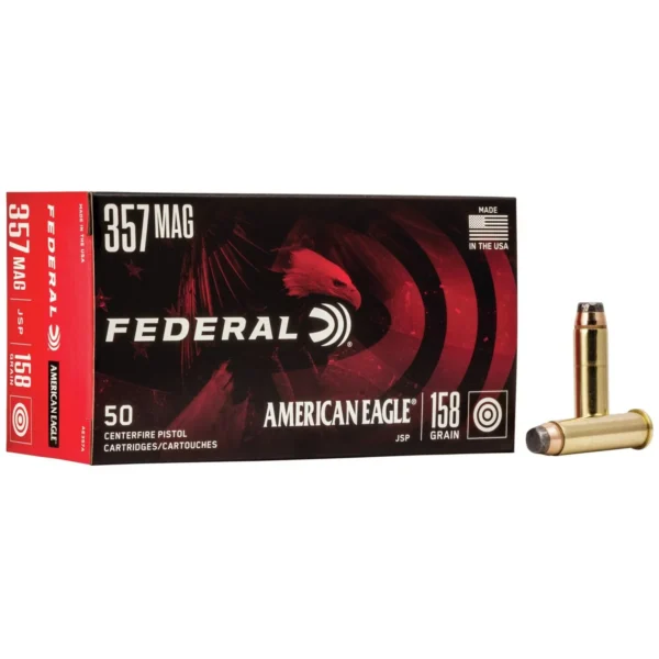 Federal Cartridge Co. American Eagle Handgun Ammunition .357 Mag 158 gr JSP 1240 fps 50/rd