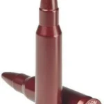 A-Zoom AZOOM SNAP CAPS 308WIN, two red snap caps shown upright and on their side