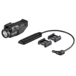Streamlight TLR RM 1 black rail light with pressure switch, cable and mounting accessories