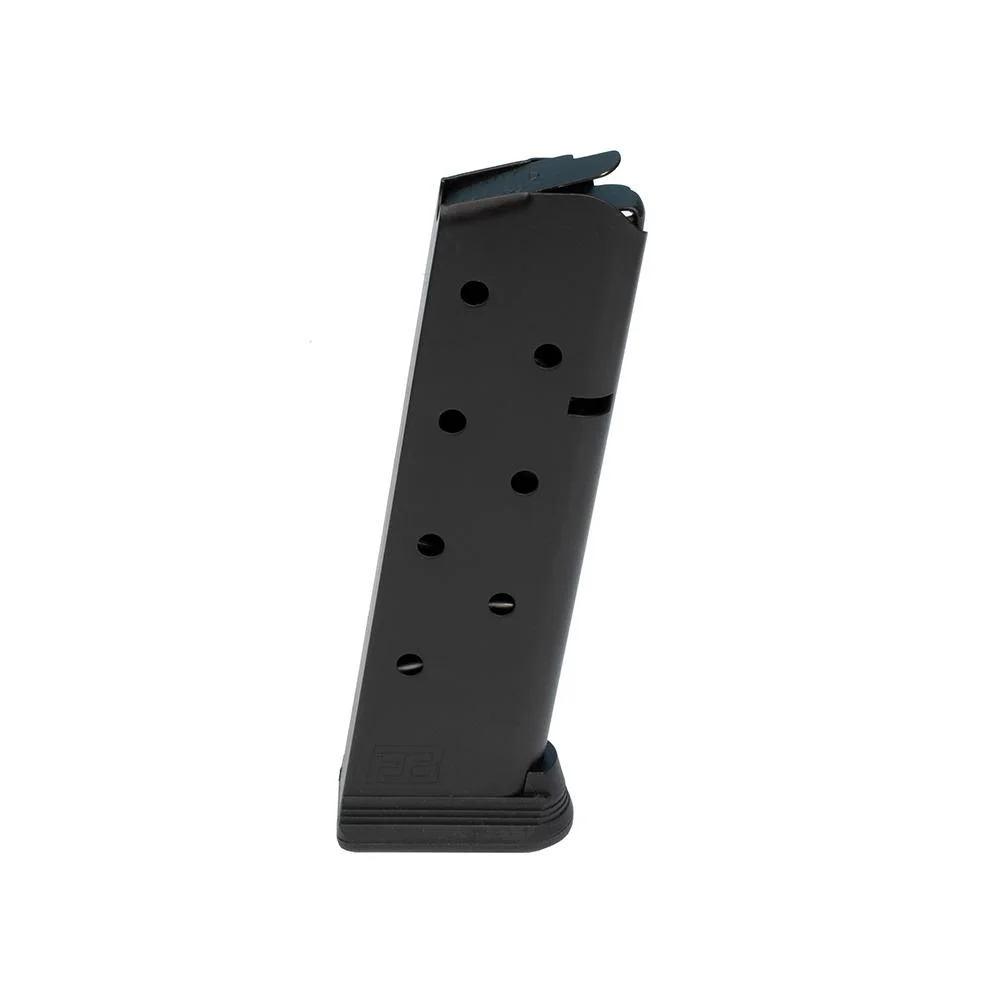 primary-51896 Ed Brown Handgun Magazine, black angled side view with witness holes and base plate