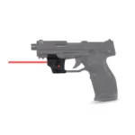 Viridian E Series Red Laser Sight for Taurus TX22, black unit under pistol with red beam