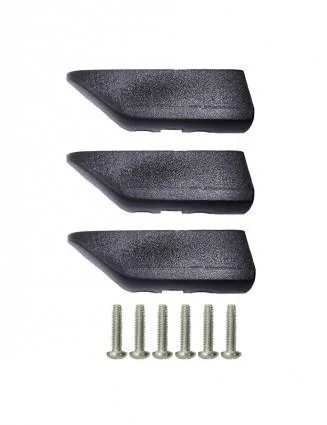 KIMBER EXTND BASE PAD three black base pads with six silver screws