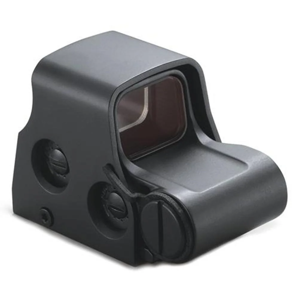 primary-51940 EOTech XPS2 Holographic Weapon Sight in matte black, angled front view with window and controls