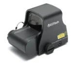 EOTech XPS3 matte black holographic weapon sight, front-right view with adjustment knob
