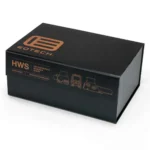 EOTech HWS EXPS3 DCR black retail box with orange EOTech branding, angled front view