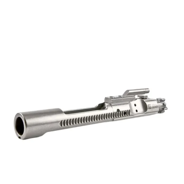 FailZero FZ AR15 Bolt Carrier Group, silver finish in right-side view