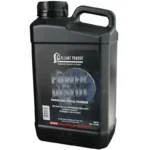 Alliant Power Pistol Powder, black handled container with front label