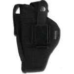 Bulldog Cases Bulldog Extreme Handgun Holster with Belt Loop and Clip for 1911 Style with Up to 5" Barrel Black Ambi