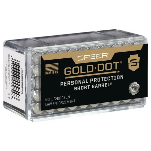 Cci Speer Gold Dot Short Barrel Personal Protection Rimfire Ammunition .22 WMR 40 gr HP 1050 fps 50/ct