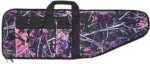 Bulldog Extreme Muddy Girl Tactical Case, pink camo side view with black handles and pockets