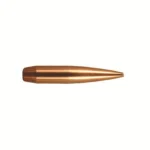 Berger Match Grade Target Bullets, copper-colored pointed bullet in side view