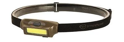 primary-52127 Streamlight BANDIT HL USB, coyote green headlamp with yellow LED panel and black headband
