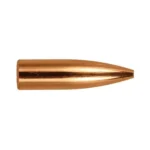 Berger Match Grade Varmint Bullets, single copper-coloured bullet in side view