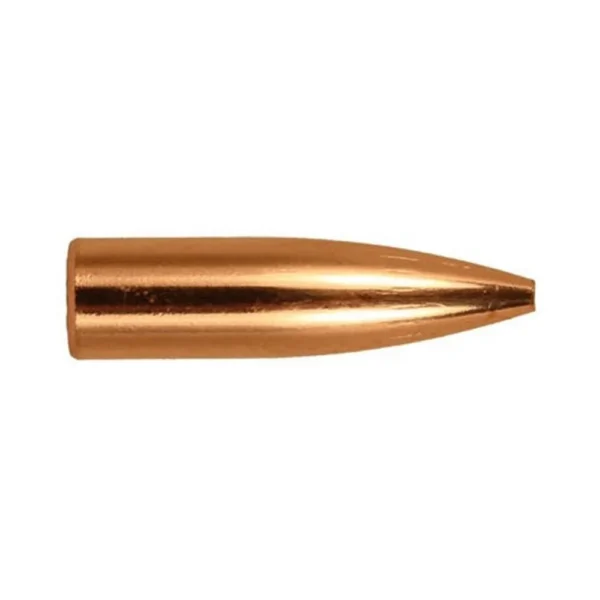 Berger Match Grade Varmint Bullets, single copper-coloured bullet in side view