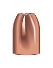 Speer Gold Dot .451 230GR HP, front three-quarter view of copper hollow-point bullet