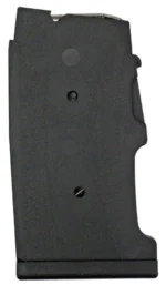 CZ 455 magazine in black polymer, front side view