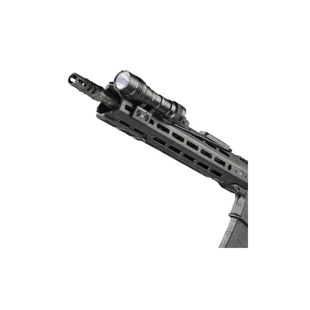 primary-52177 Streamlight ProTac Rail Mount HP-X black weapon light mounted on a rifle handguard