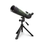 Konus Konuspot-80 Zoom Spotting Scope, green angled scope on black tabletop tripod