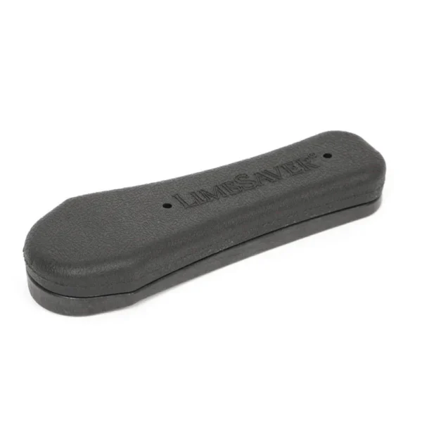Sims LimbSaver Snap-On Recoil Pad, angled top view of a black textured rubber pad