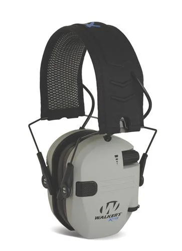 Walkers Game Ear Walker's Razor X-TRM Muff with Blue Tooth- Gray 23 NRR