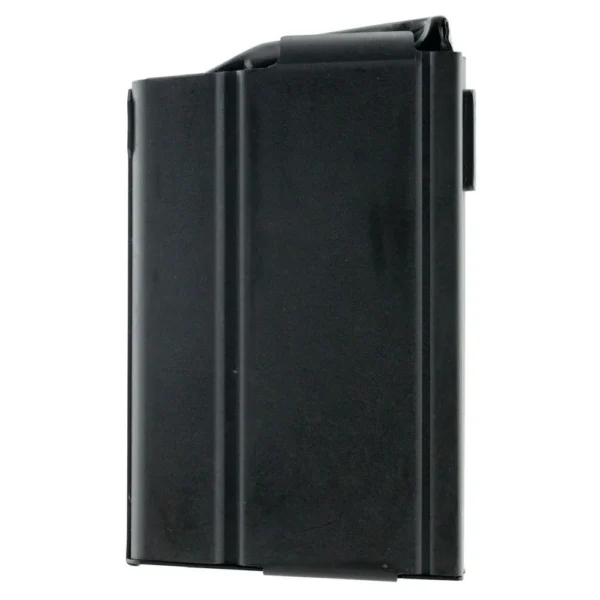 Springfield Armory M1A Rifle Magazine, black metal magazine shown from the side