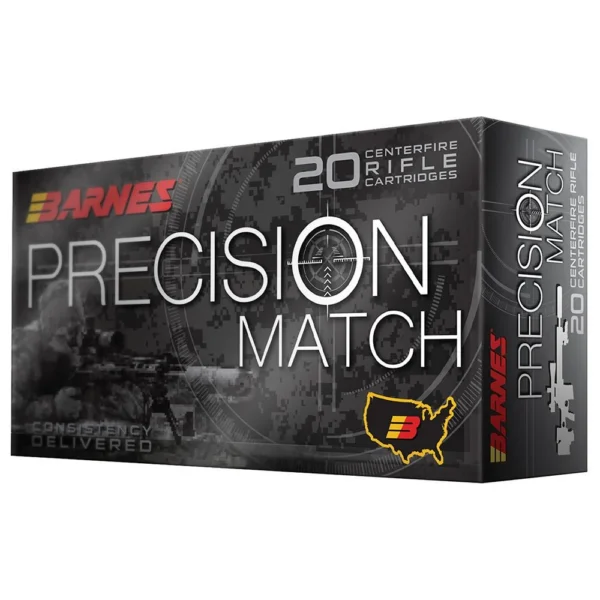 Barnes Bullets Barnes Precision Match Rifle Ammunition .308 Win 175 gr OTM BT 20/ct