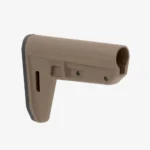 MAGPUL MOE TR CARB STK MIL-SPEC FDE, tan right-side view with adjustment lever and butt pad