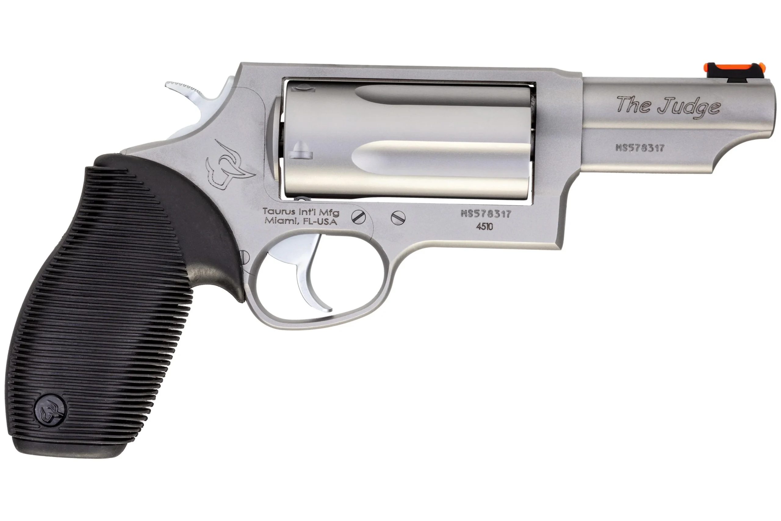 primary-52403 Taurus International Inc. Taurus Judge Magnum Handgun .45 Colt/.410ga Mag 3" Barrel Stainless Finish