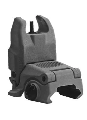 Magpul MBUS Front Sight Generation II, gray front-right view with raised sight post