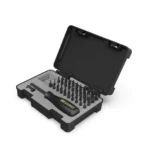 AOB Wheeler 43pc Gunsmithing Screwdriver Set in open black case with handle and rows of bits