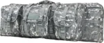 NCSTAR VISM DBL CARB CASE DGTL, grey digital camouflage soft case with straps and pockets