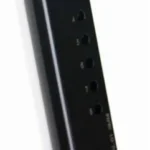 ProMag Walther P38 Magazine, blued steel magazine in angled side view with witness holes
