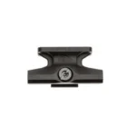 Reptilia DOT Mount black optic mount in front view with central screw