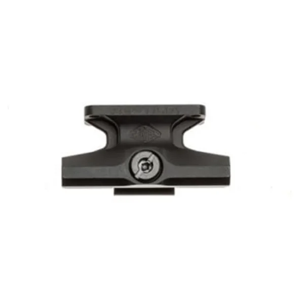 Reptilia DOT Mount black optic mount in front view with central screw