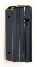 PROMAG COLT AR15, short black magazine in angled side view