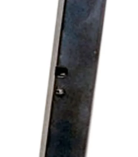 PROMAG BERETTA 92F, blue-black extended magazine in angled side view