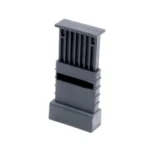 PROMAG AR-15 5RD MAG LOADER black loader, upright front three-quarter view with exposed guides