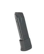 Promag FN FNX-45 Handgun Magazine, black extended magazine, front angled view