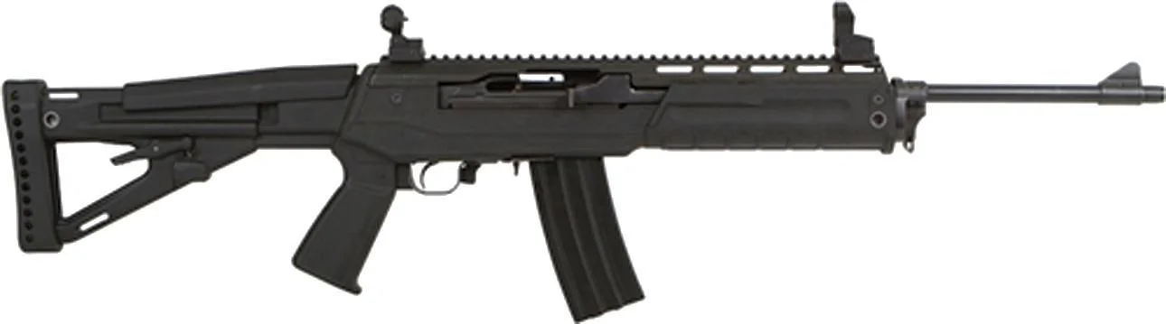 primary-52588 ProMag Industries Sparta Pistol Grip Conversion Stock, black right-side view installed on a rifle