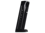 ProMag S&W M&P Shield Magazine, blued steel three-quarter view with black base plate