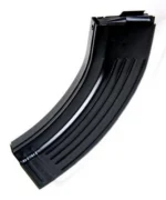 ProMag Ruger Mini-30 Magazine curved black steel magazine in angled side view