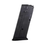 ProMag FNH Five Seven Magazine IOM & USG, black polymer magazine in angled side view