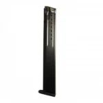 ProMag S&W M&P-9 double stack magazine in blued steel, upright angled view