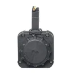PROMAG AR-15 black polymer drum magazine, front view with round drum and vertical feed tower