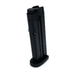 Promag S&W Shield EZ Handgun Magazine, black steel angled view with extended baseplate
