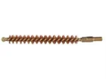 Pro-Shot Benchrest Brass Core/Bronze Bristle Rifle Bore Brush, side view with threaded end
