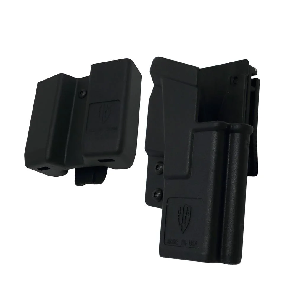 primary-52657 ProMag Archangel OWB Holster and Magazine Holster, black right-hand holster set, front view